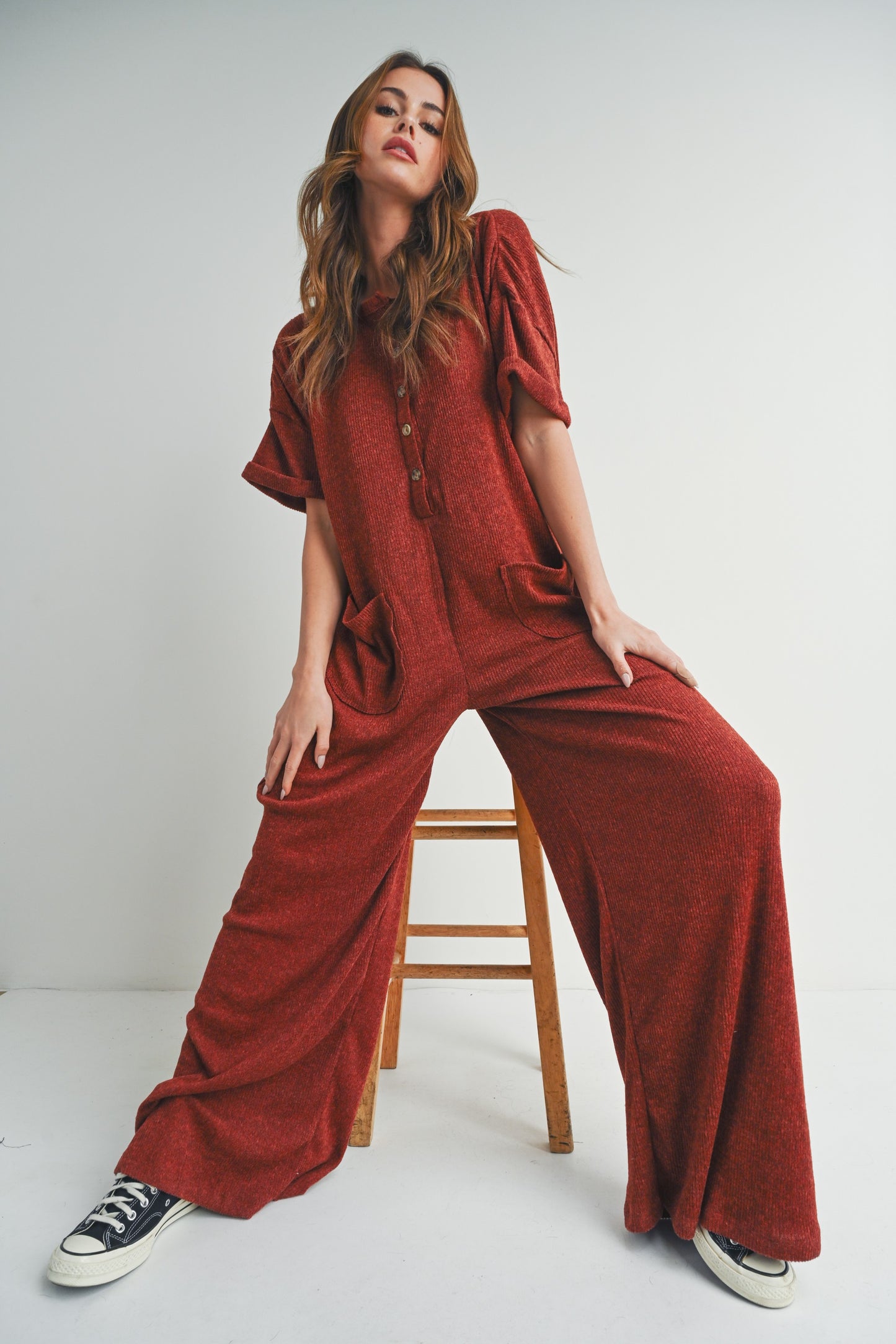 Dark Rust Jumpsuit
