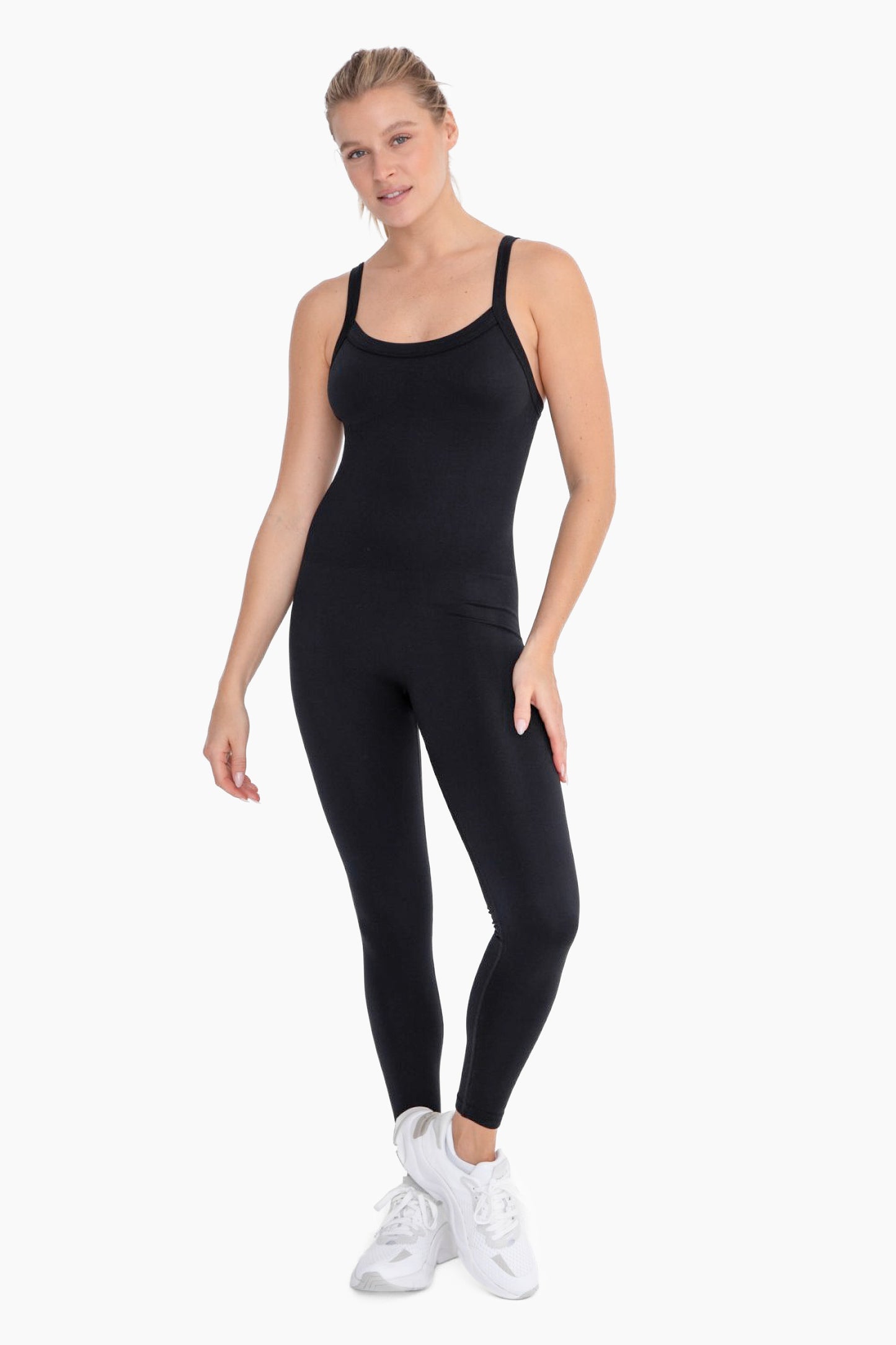 Ribbed Full Length Jumpsuit