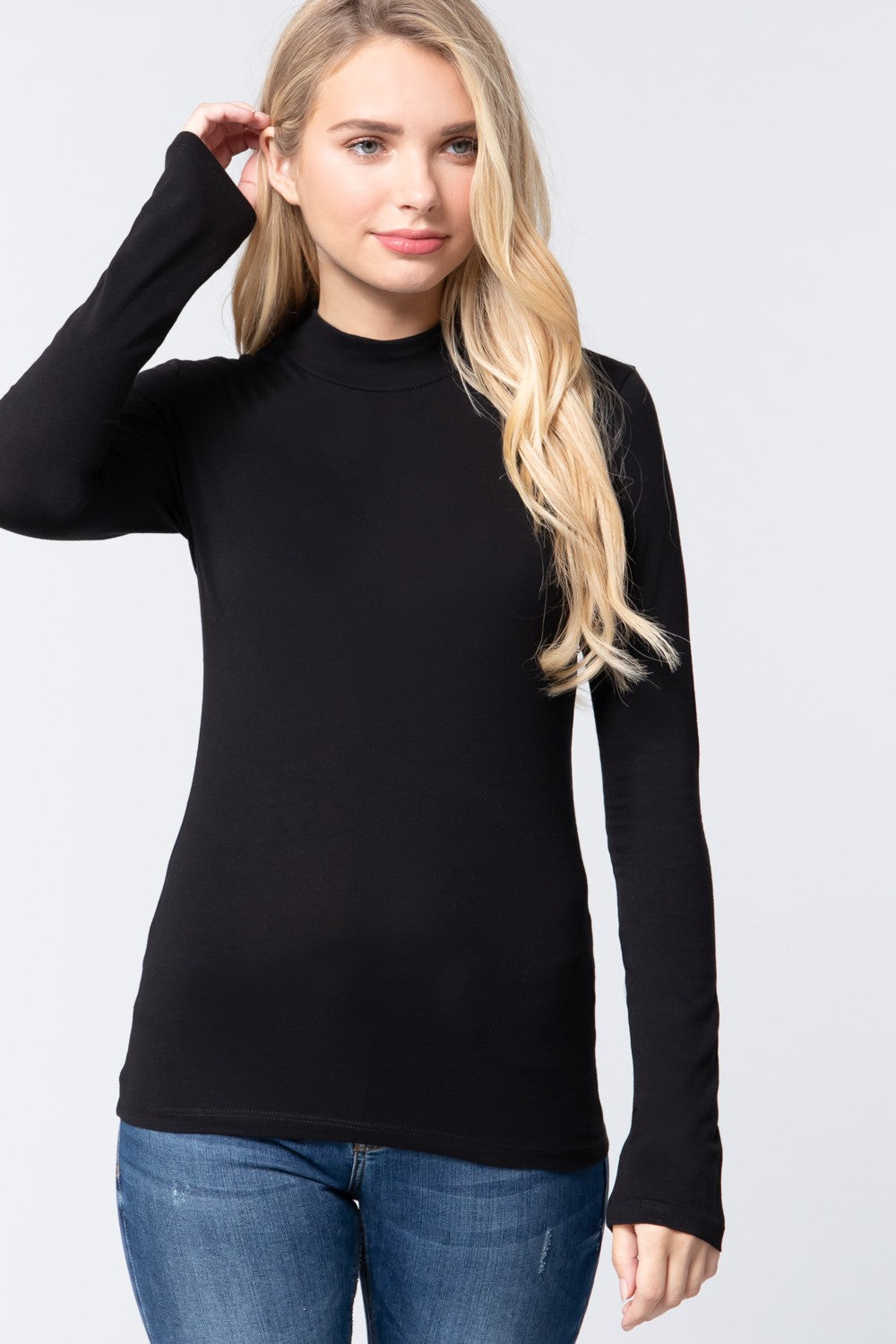 Mock Neck Basic