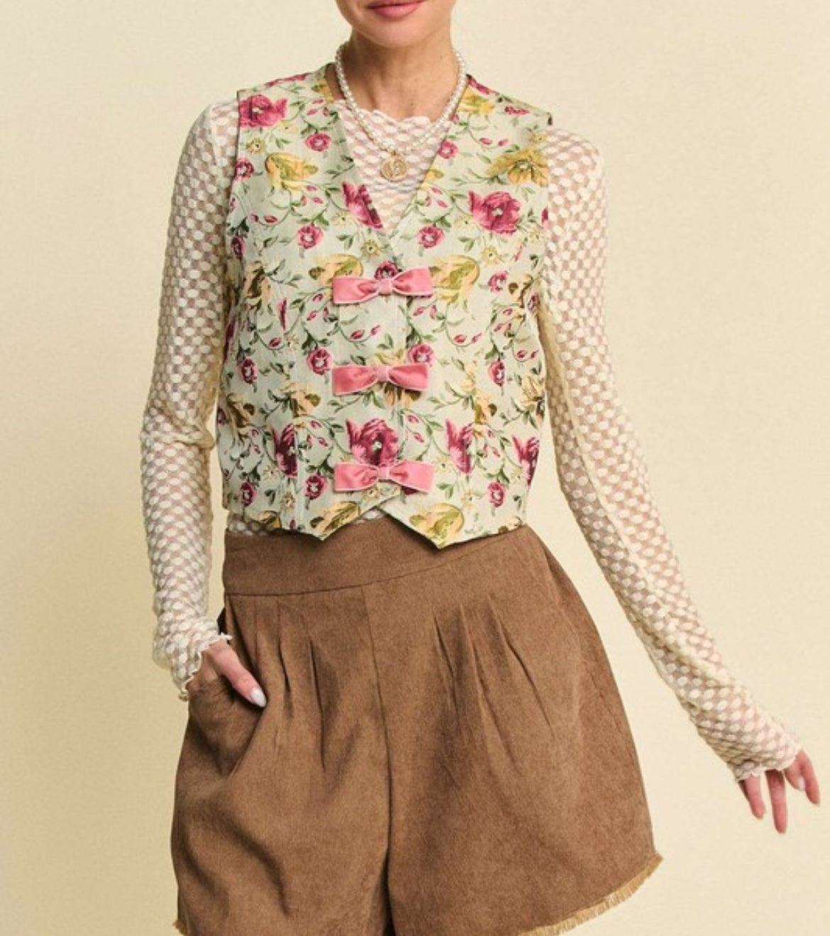 Floral vest