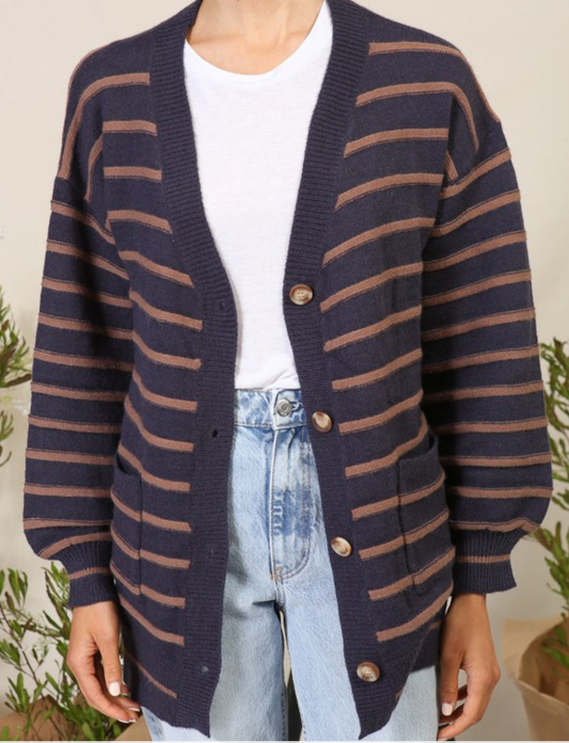 Navy mocha Sweater