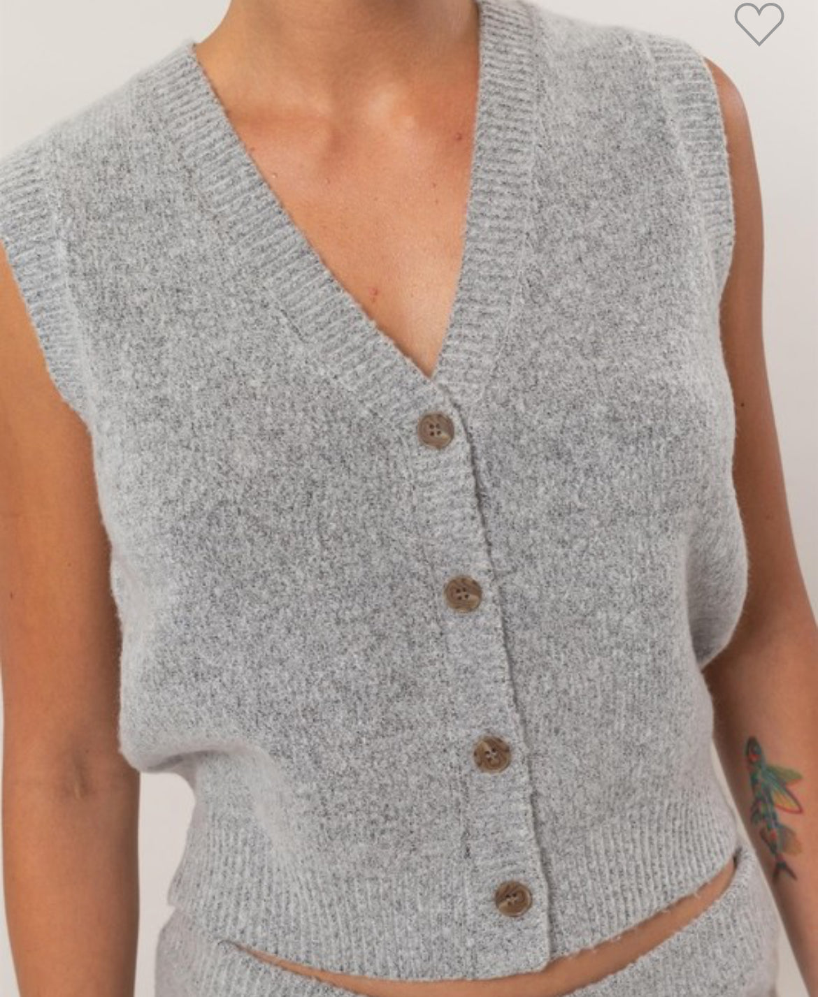 Gray vest