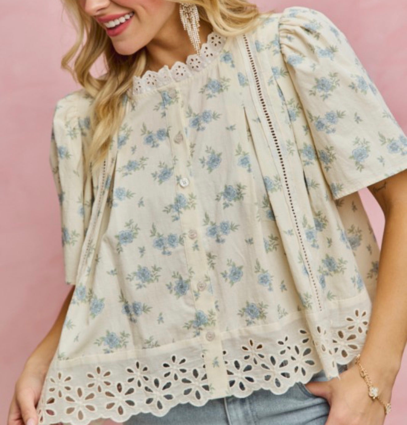 Spring lace blouse