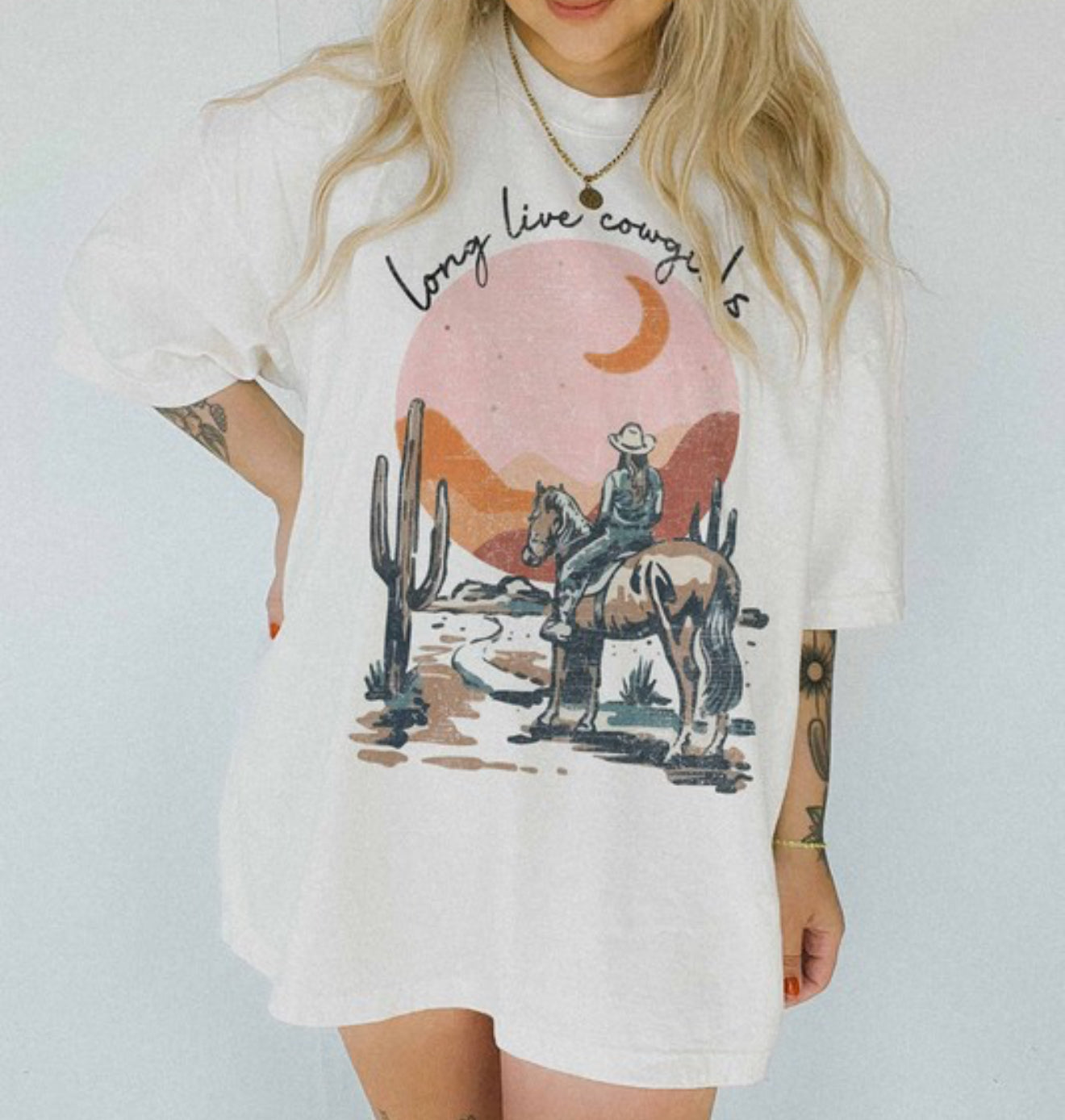 Long live cowgirls tee