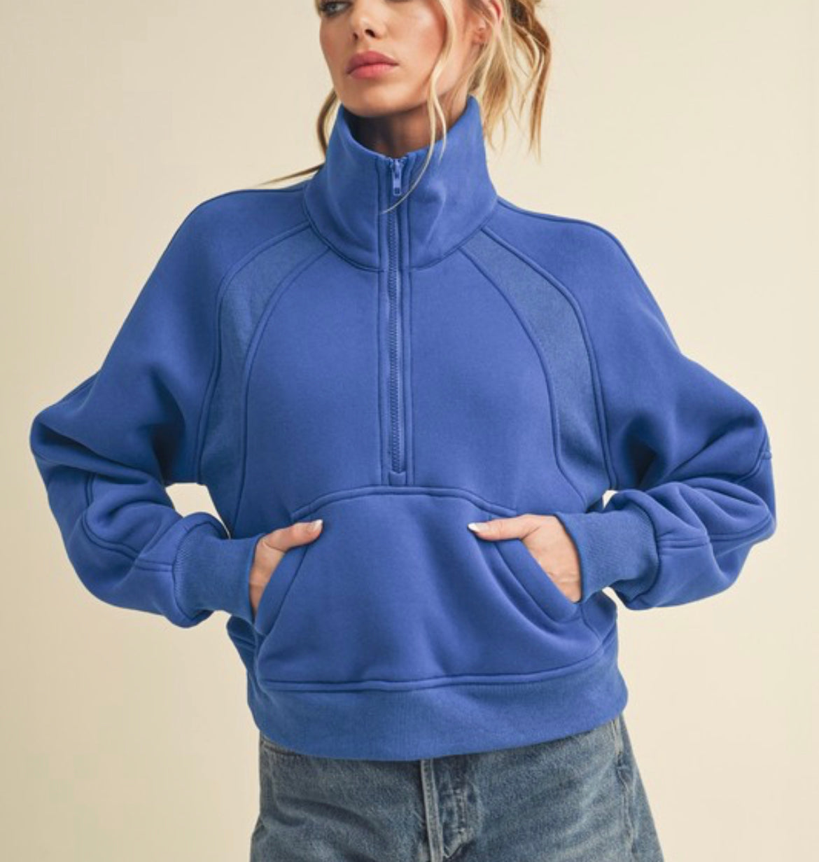Blue Dove Half zip