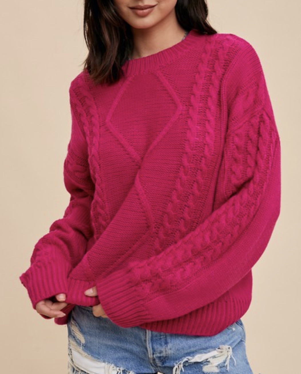 Magenta sweater