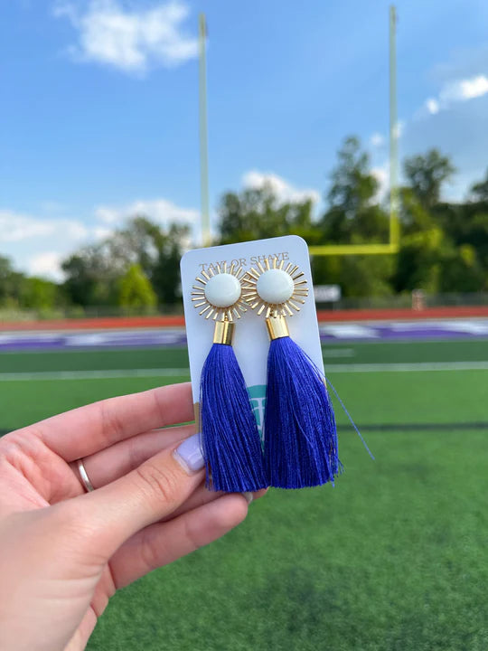 Royal Blue Tassels