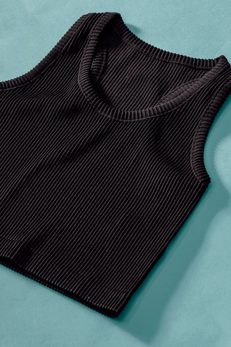 RIBBED CROP