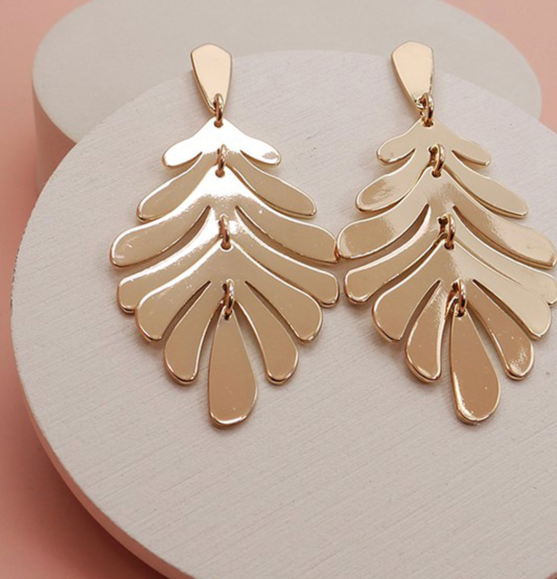 Palm earrings