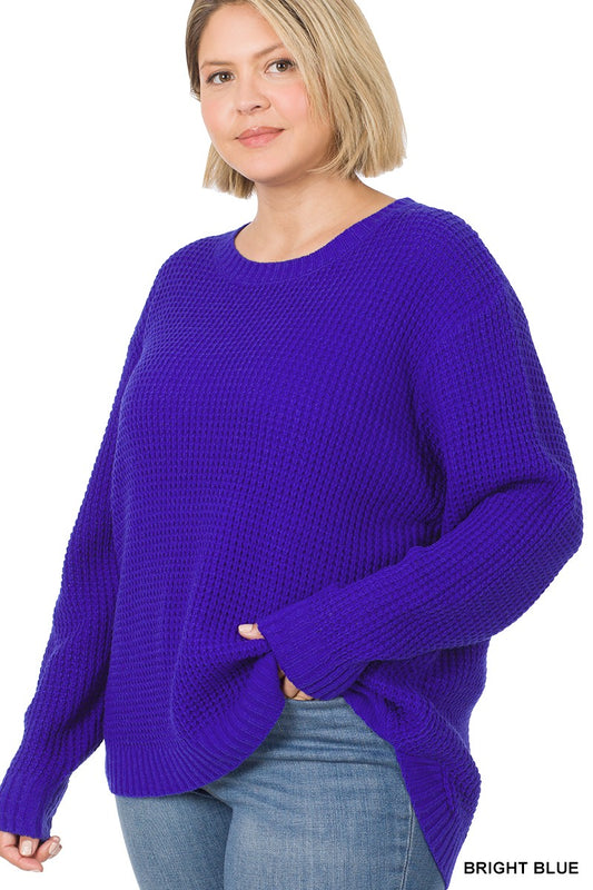 Waffle Knit Sweater