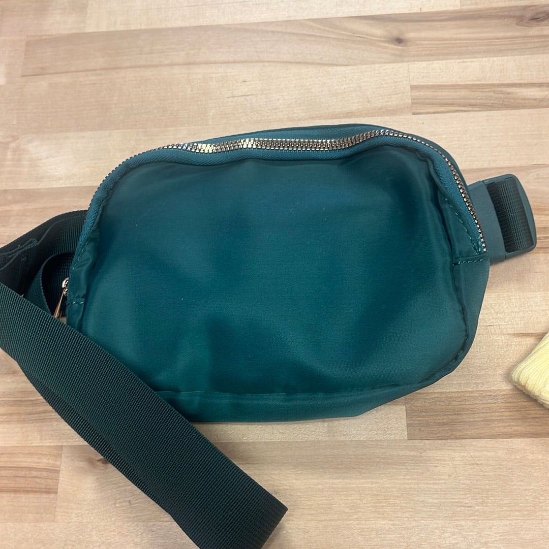 Green bum bag