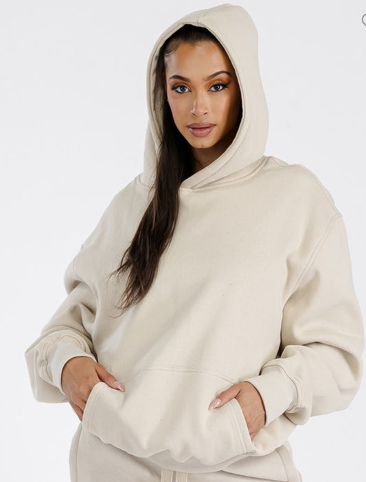 Oatmeal hoodie