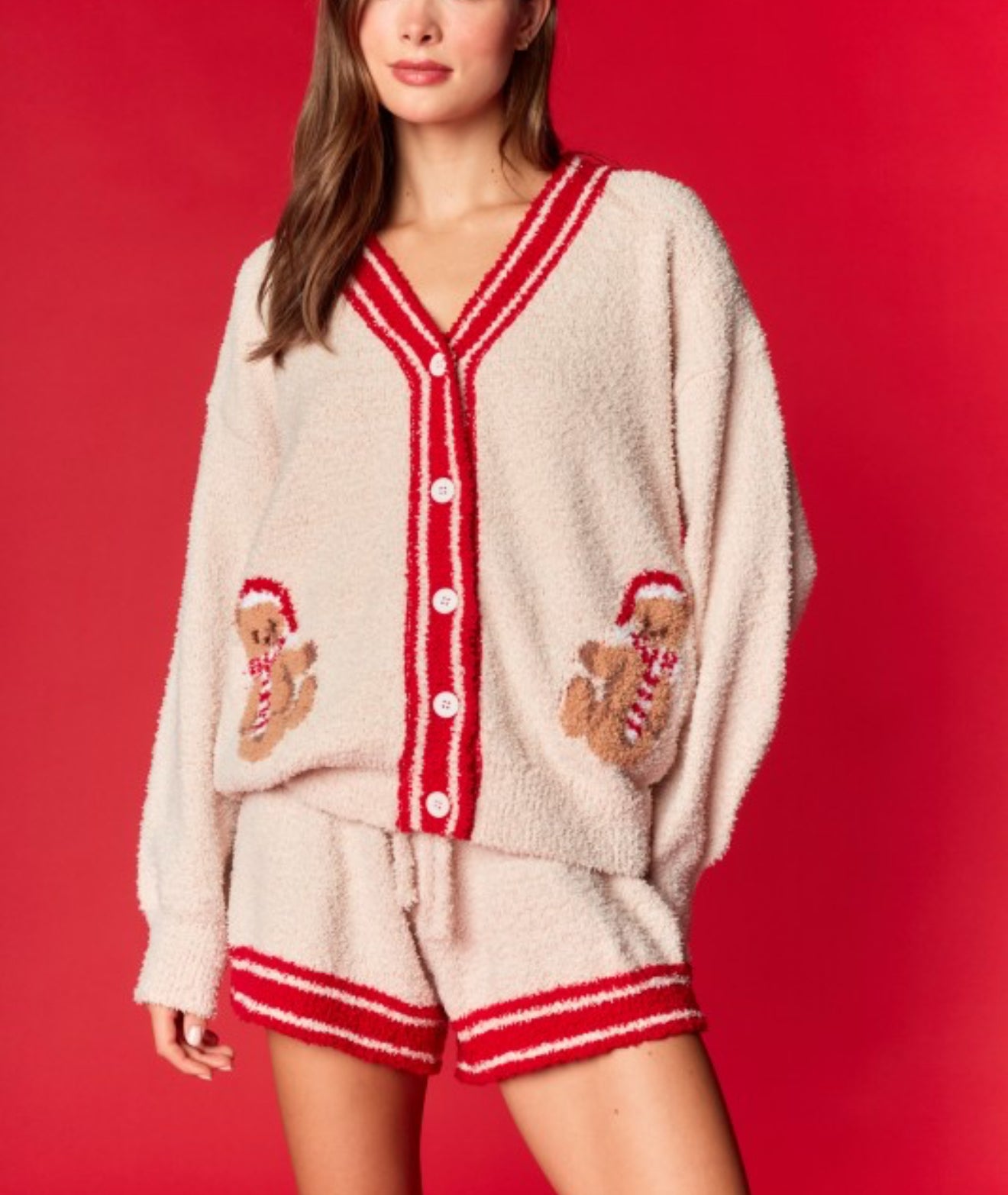 Teddy knit set