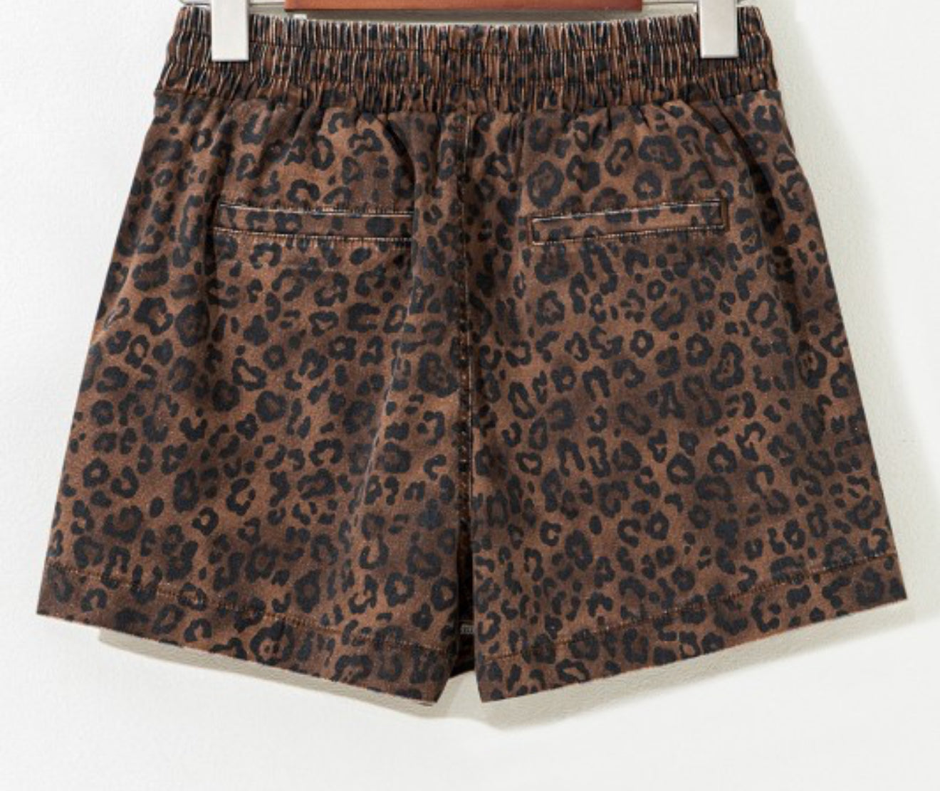Leopard skort