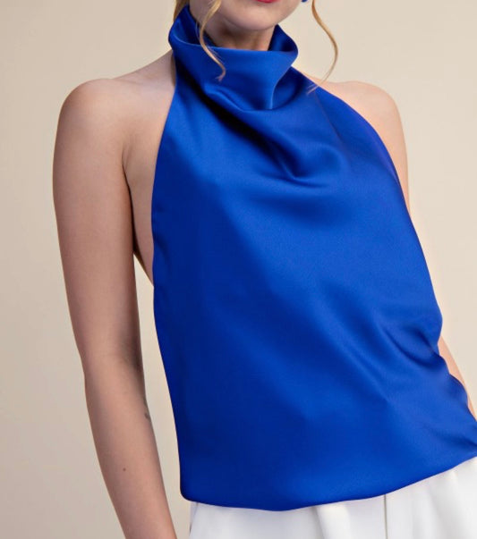 Royal Halter Top