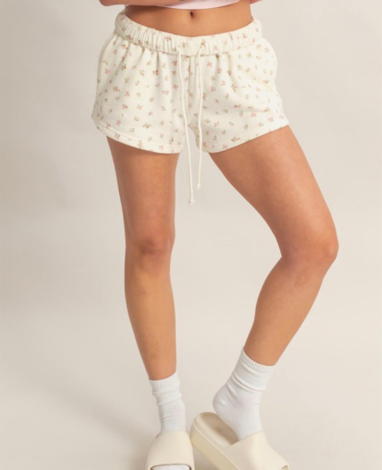 Floral lounge shorts