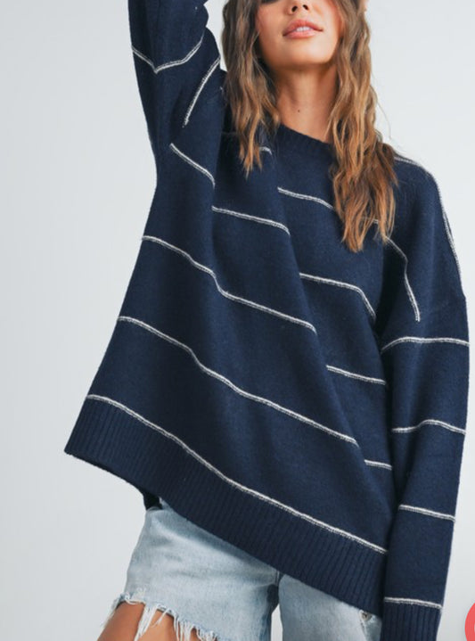 Navy Sweater