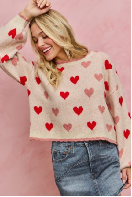 Heart sweater