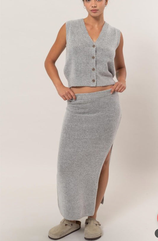 Gray skirt