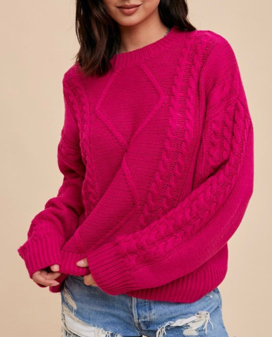 Magenta sweater