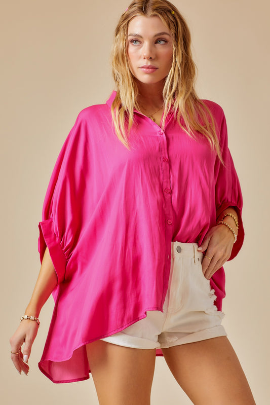 Hot Pink Blouse