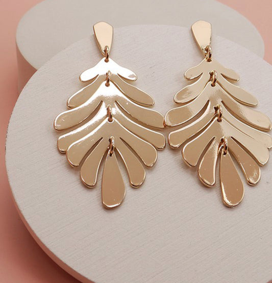 Palm earrings
